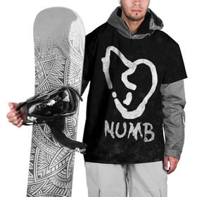 Накидка на куртку 3D с принтом XXXtentacion (Numb) в Тюмени, 100% полиэстер |  | bad | logo | numb | people | sad | tentacion | xxx | xxxtentacion | тентасион
