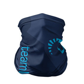Бандана-труба 3D с принтом TEAM LIQUID в Тюмени, 100% полиэстер, ткань с особыми свойствами — Activecool | плотность 150‒180 г/м2; хорошо тянется, но сохраняет форму | Тематика изображения на принте: 2019 | blue | cybersport | esport | liquid | logo | pro league | team | team liquid | киберспорт | логотип | тим ликвид | фирменные цвета
