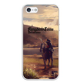 Чехол для iPhone 5/5S матовый с принтом Kingdom Come Deliverance в Тюмени, Силикон | Область печати: задняя сторона чехла, без боковых панелей | game | kingdom come | kingdom come deliverance | игры | средние века