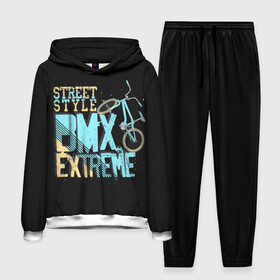 Мужской костюм 3D (с толстовкой) с принтом Street style в Тюмени,  |  | background | bike | black | bmx | drawing | extreme | graphics | movement | power | splashes | sport | spots | street | style | брызги | велосипед | графика | движение | жёлтый | надпись | пятна | рисунок | сила | синий | спорт | стиль | текст | уличный |