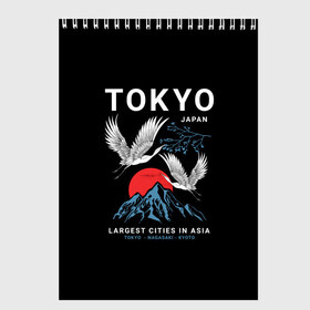 Скетчбук с принтом Tokyo в Тюмени, 100% бумага
 | 48 листов, плотность листов — 100 г/м2, плотность картонной обложки — 250 г/м2. Листы скреплены сверху удобной пружинной спиралью | cities | country | japan | large | most | mountains | nagasaki | tokyo | travel | большие | восход | города | горы | графика | журавли | закат | летят | нагасаки | надпись | полет | птицы | путешествия | рисунок | самые | солнце | страна