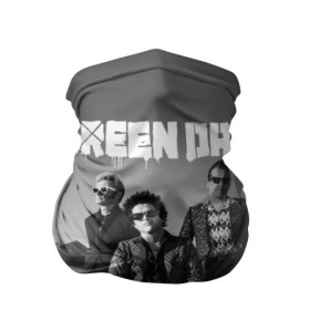 Бандана-труба 3D с принтом Green Day в Тюмени, 100% полиэстер, ткань с особыми свойствами — Activecool | плотность 150‒180 г/м2; хорошо тянется, но сохраняет форму | green day | greenday | punk | rock | грин дэй | группы | музыка | панк | рок