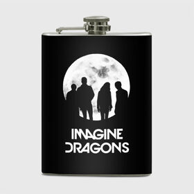 Фляга с принтом Imagine Dragons в Тюмени, металлический корпус | емкость 0,22 л, размер 125 х 94 мм. Виниловая наклейка запечатывается полностью | believer | evolve | imagine dragons | night visions | radioactive | rock | группы | имейджин драгонс | инди | музыка | рок