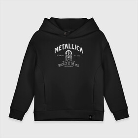 Детское худи Oversize хлопок с принтом Metallica в Тюмени, френч-терри — 70% хлопок, 30% полиэстер. Мягкий теплый начес внутри —100% хлопок | боковые карманы, эластичные манжеты и нижняя кромка, капюшон на магнитной кнопке | Тематика изображения на принте: heavy metal | metal | metallica | группы | метал | металлика | музыка | рок | трэш метал | хєви метал