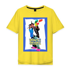 Мужская футболка хлопок Oversize с принтом Не грози Южному централу в Тюмени, 100% хлопок | свободный крой, круглый ворот, “спинка” длиннее передней части | комедии | не грози южному централу | фильмы