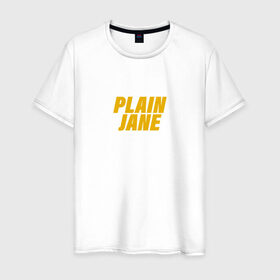 Мужская футболка хлопок с принтом A$AP Plain Jane в Тюмени, 100% хлопок | прямой крой, круглый вырез горловины, длина до линии бедер, слегка спущенное плечо. | Тематика изображения на принте: 