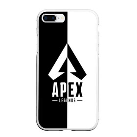 Чехол для iPhone 7Plus/8 Plus матовый с принтом APEX LEGENDS в Тюмени, Силикон | Область печати: задняя сторона чехла, без боковых панелей | apex | legend | legends | titanfall | апекс | арех | бангалор | бладхаунд | верхушки | гибралтар | каустик | лайфлайн | легенда | легенды | ледженд | леджендс | мираж | орех | рэйф | титанфол