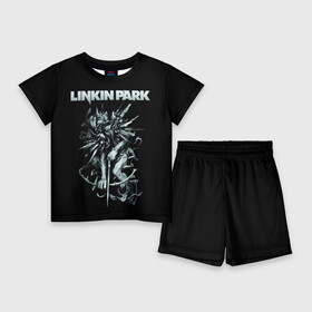 Детский костюм с шортами 3D с принтом Linkin Park в Тюмени,  |  | Тематика изображения на принте: chester bennington | linkin park | группы | линкин парк | метал | музыка | рок | честер беннингтон