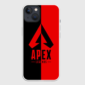 Чехол для iPhone 13 с принтом APEX LEGENDS RED в Тюмени,  |  | apex | legend | legends | titanfall | апекс | арех | бангалор | бладхаунд | верхушки | гибралтар | каустик | лайфлайн | легенда | легенды | ледженд | леджендс | мираж | орех | рэйф | титанфол