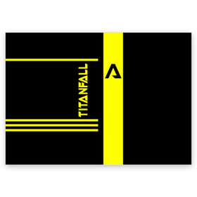 Поздравительная открытка с принтом Titanfall в Тюмени, 100% бумага | плотность бумаги 280 г/м2, матовая, на обратной стороне линовка и место для марки
 | боевой | меха | научно | оружие | робот | сеть | симулятор | снаряжение | спектры | титан | фантастика | шутер