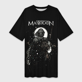 Платье-футболка 3D с принтом Mastodon в Тюмени,  |  | leviathan | mastodon | metal | sludge metal | stoner | грув метал | группы | мастодон | метал | музыка | рок