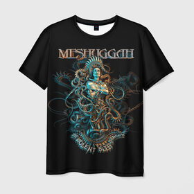 Мужская футболка 3D с принтом Meshuggah в Тюмени, 100% полиэфир | прямой крой, круглый вырез горловины, длина до линии бедер | djent | jens kidman | meshuggah | metal | грув метал | группы | метал | мешуга | музыка | рок