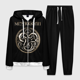 Мужской костюм 3D с принтом Meshuggah в Тюмени, 100% полиэстер | Манжеты и пояс оформлены тканевой резинкой, двухслойный капюшон со шнурком для регулировки, карманы спереди | Тематика изображения на принте: djent | jens kidman | meshuggah | metal | грув метал | группы | метал | мешуга | музыка | рок