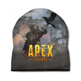 Шапка 3D с принтом APEX LEGENDS в Тюмени, 100% полиэстер | универсальный размер, печать по всей поверхности изделия | apex | apex legends | апекс | апекс легенд | апекс легендс | бой | игра | компьютерная игра | королевская битва | лучшее | онлайн игра | популярное | хит | шутер