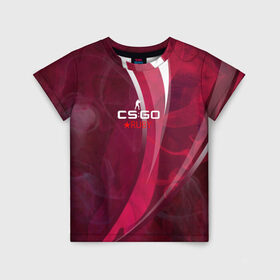 Детская футболка 3D с принтом cs:go - Ruby (Рубин) в Тюмени, 100% гипоаллергенный полиэфир | прямой крой, круглый вырез горловины, длина до линии бедер, чуть спущенное плечо, ткань немного тянется | 0x000000123 | csgo | ruby | ксго | рубин