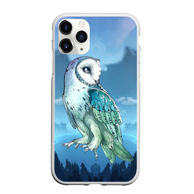 Чехол для iPhone 11 Pro Max матовый с принтом сова в Тюмени, Силикон |  | owl | ночь | птица | сова | филин