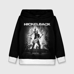 Детская толстовка 3D с принтом Nickelback в Тюмени, 100% полиэстер | двухслойный капюшон со шнурком для регулировки, мягкие манжеты на рукавах и по низу толстовки, спереди карман-кенгуру с мягким внутренним слоем | dark horse | feed the machine | nickelback | no fixed adress | группы | метал | музыка | никлбэк | рок | хард рок | чед крюгер