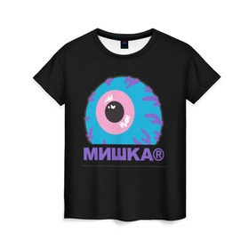 Женская футболка 3D с принтом Mishka NYC в Тюмени, 100% полиэфир ( синтетическое хлопкоподобное полотно) | прямой крой, круглый вырез горловины, длина до линии бедер | addict | keep watch | mishka | mishkanyc | nyc | ski patrol crewneck | tessa violet | бренд | мишка | стритвер | тесса виолет | уличная мода | урбан стаил