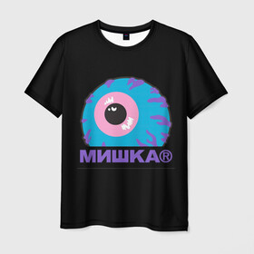 Мужская футболка 3D с принтом Mishka NYC в Тюмени, 100% полиэфир | прямой крой, круглый вырез горловины, длина до линии бедер | addict | keep watch | mishka | mishkanyc | nyc | ski patrol crewneck | tessa violet | бренд | мишка | стритвер | тесса виолет | уличная мода | урбан стаил
