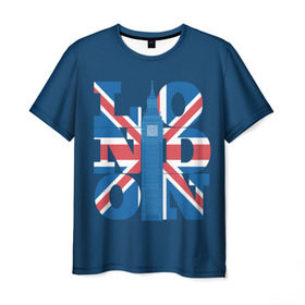 Мужская футболка 3D с принтом London в Тюмени, 100% полиэфир | прямой крой, круглый вырез горловины, длина до линии бедер | city | england | flag | london | symbol | tow | uk | англия | башня | биг бен | великобритания | город | городской | графика | жёлтое | закат | иллюстрация | искусство | лондон | мода | молодёжная | небо | рисунок | символ