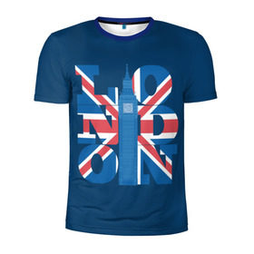 Мужская футболка 3D спортивная с принтом London в Тюмени, 100% полиэстер с улучшенными характеристиками | приталенный силуэт, круглая горловина, широкие плечи, сужается к линии бедра | city | england | flag | london | symbol | tow | uk | англия | башня | биг бен | великобритания | город | городской | графика | жёлтое | закат | иллюстрация | искусство | лондон | мода | молодёжная | небо | рисунок | символ