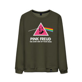 Мужской свитшот хлопок с принтом Pink Freud в Тюмени, 100% хлопок |  | pink freud | sigmund freud | зигмунд фрейд | фрейд