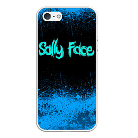 Чехол для iPhone 5/5S матовый с принтом Sally Face (19) в Тюмени, Силикон | Область печати: задняя сторона чехла, без боковых панелей | face | fisher | larry johnson | mask | sally | sally face | sally fisher | демоны | духи | маска | призраки | салли | салли фейс | салли фишер | фейс