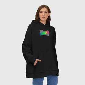 Худи SuperOversize хлопок с принтом Mishka NYC x Tessa Violet в Тюмени, 70% хлопок, 30% полиэстер, мягкий начес внутри | карман-кенгуру, эластичная резинка на манжетах и по нижней кромке, двухслойный капюшон
 | addict | keep watch | mishka | mishkanyc | nyc | ski patrol crewneck | tessa violet | бренд | мишка | стритвер | тесса виолет | уличная мода | урбан стаил