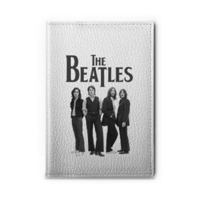 Обложка для автодокументов с принтом The Beatles в Тюмени, натуральная кожа |  размер 19,9*13 см; внутри 4 больших “конверта” для документов и один маленький отдел — туда идеально встанут права | Тематика изображения на принте: beatles | the beatles | битлз | битлс | битлы | группы | джон леннон | джордж харрисон | легенды | музыка | пол маккартни | ринго старр | рок