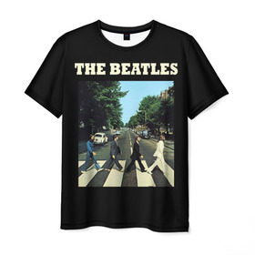 Мужская футболка 3D с принтом The Beatles в Тюмени, 100% полиэфир | прямой крой, круглый вырез горловины, длина до линии бедер | Тематика изображения на принте: beatles | the beatles | битлз | битлс | битлы | группы | джон леннон | джордж харрисон | легенды | музыка | пол маккартни | ринго старр | рок