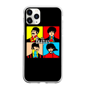 Чехол для iPhone 11 Pro Max матовый с принтом The Beatles в Тюмени, Силикон |  | beatles | the beatles | битлз | битлс | битлы | группы | джон леннон | джордж харрисон | легенды | музыка | пол маккартни | ринго старр | рок