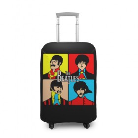 Чехол для чемодана 3D с принтом The Beatles в Тюмени, 86% полиэфир, 14% спандекс | двустороннее нанесение принта, прорези для ручек и колес | beatles | the beatles | битлз | битлс | битлы | группы | джон леннон | джордж харрисон | легенды | музыка | пол маккартни | ринго старр | рок