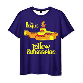 Мужская футболка 3D с принтом The Beatles. Yellow Submarine в Тюмени, 100% полиэфир | прямой крой, круглый вырез горловины, длина до линии бедер | Тематика изображения на принте: beatles | the beatles | yellow submarine | битлз | битлс | битлы | группы | джон леннон | джордж харрисон | легенды | музыка | пол маккартни | ринго старр | рок