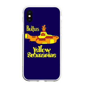 Чехол для iPhone XS Max матовый с принтом The Beatles Yellow Submarine в Тюмени, Силикон | Область печати: задняя сторона чехла, без боковых панелей | Тематика изображения на принте: beatles | the beatles | yellow submarine | битлз | битлс | битлы | группы | джон леннон | джордж харрисон | легенды | музыка | пол маккартни | ринго старр | рок