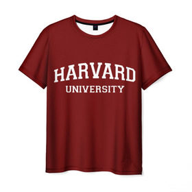Мужская футболка 3D с принтом Harvard University_девиз в Тюмени, 100% полиэфир | прямой крой, круглый вырез горловины, длина до линии бедер | Тематика изображения на принте: harvard university | usa | америка | вуз | гарвард | колледж | образование | студенты | сша | университет | школа