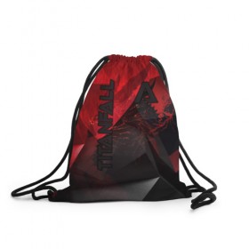Рюкзак-мешок 3D с принтом Titanfall в Тюмени, 100% полиэстер | плотность ткани — 200 г/м2, размер — 35 х 45 см; лямки — толстые шнурки, застежка на шнуровке, без карманов и подкладки | Тематика изображения на принте: 
