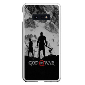 Чехол для Samsung S10E с принтом GOD of WAR в Тюмени, Силикон | Область печати: задняя сторона чехла, без боковых панелей | god of war | god of war 2 | god of war ii | бог войны | война богов | колосс родосский | кратос | крик