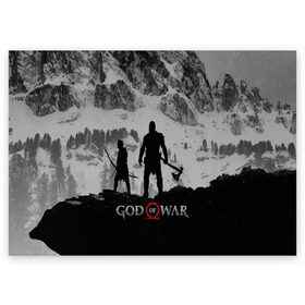 Поздравительная открытка с принтом GOD of WAR в Тюмени, 100% бумага | плотность бумаги 280 г/м2, матовая, на обратной стороне линовка и место для марки
 | Тематика изображения на принте: god of war | god of war 2 | god of war ii | бог войны | война богов | колосс родосский | кратос | крик