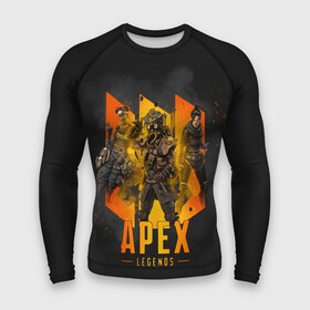 Мужской рашгард 3D с принтом Apex legends в Тюмени,  |  | Тематика изображения на принте: apex | apex legends | battle royale | br | games | new | titanfall | ttf | апекс легенд | бангалор | батл рояль | бладхаунд | игры | каустик | лайфлайн | мираж | рэйф | тайтанфол | титанфол