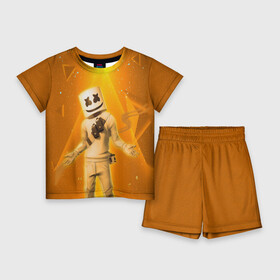 Детский костюм с шортами 3D с принтом Fortnite  Marshmello в Тюмени,  |  | fortnite | marshmello | диджей | игра | клуб | клубная музыка | компьютерная игра | маршмеллоу | маршмэлло | маршмэллоу | музыка | симулятор | фортнайт | электронная