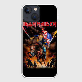 Чехол для iPhone 13 mini с принтом Iron Maiden в Тюмени,  |  | heavy metal | iron maiden | metal | айрон мейден | группы | метал | музыка | рок | хеви метал