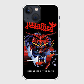 Чехол для iPhone 13 mini с принтом Judas Priest в Тюмени,  |  | judas priest | metal | rock | группы | метал | музыка | рок | хард рок | хэви метал