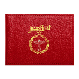 Обложка для студенческого билета с принтом Judas Priest в Тюмени, натуральная кожа | Размер: 11*8 см; Печать на всей внешней стороне | judas priest | metal | rock | группы | метал | музыка | рок | хард рок | хэви метал
