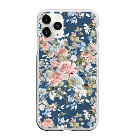 Чехол для iPhone 11 Pro матовый с принтом Розовые розы в Тюмени, Силикон |  | bouquet | fashion | flora | flowers | illustra | nature | ornament | patterns | petals | pink | roses | style | youth | букет | графика | иллюстрация | картинка | лепестки | мода | молодежная | орнамент | природа | рисунок | розовые | розы | синий