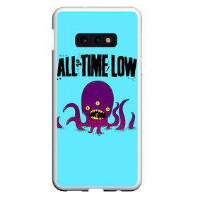 Чехол для Samsung S10E с принтом All Time Low в Тюмени, Силикон | Область печати: задняя сторона чехла, без боковых панелей | Тематика изображения на принте: all time low | atl | future hearts | young renegade | альтернативный рок | группы | музыка | панк рок | поп панк | поп рок | рок