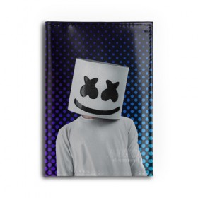 Обложка для автодокументов с принтом MARSHMELLO в Тюмени, натуральная кожа |  размер 19,9*13 см; внутри 4 больших “конверта” для документов и один маленький отдел — туда идеально встанут права | marsh | marshmallow | marshmello | marshmelo | mello | music | smile | диджей | лого | маршмеллов | маршмеллоу | маршмеллу | маршмело | маршмелов | маршмелоу | музыка | музыкант | рожица | трэп | улыбка | хаус