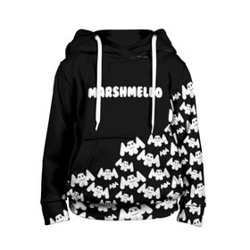 Детская толстовка 3D с принтом MARSHMELLO в Тюмени, 100% полиэстер | двухслойный капюшон со шнурком для регулировки, мягкие манжеты на рукавах и по низу толстовки, спереди карман-кенгуру с мягким внутренним слоем | 