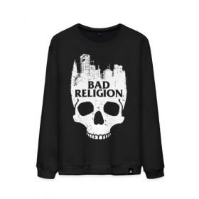 Мужской свитшот хлопок с принтом Bad Religion в Тюмени, 100% хлопок |  | Тематика изображения на принте: bad religion | hardcore | punk | группы | музыка | панк | панк рок | рок