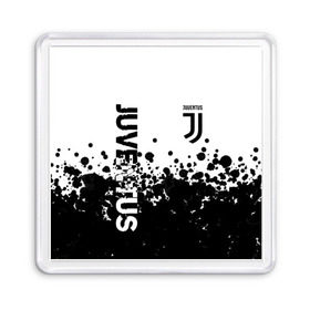 Магнит 55*55 с принтом Juventus в Тюмени, Пластик | Размер: 65*65 мм; Размер печати: 55*55 мм | 
