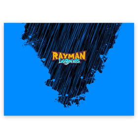 Поздравительная открытка с принтом RAYMAN LEGENDS в Тюмени, 100% бумага | плотность бумаги 280 г/м2, матовая, на обратной стороне линовка и место для марки
 | legends rayman. | rayman | rayman legends | rayman legends ps4 | rayman origins